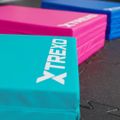 Materac gimnastyczny XTREXO składany 195 x 80 x 5 cm niebieski 15