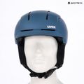 Kask narciarski UVEX Levitate MIPS stone blue/black matt 10