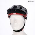 Kask rowerowy UVEX React MIPS black/ruby red matt 10