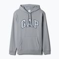 Bluza męska GAP Heritage Crewneck Logo storm cloud 5