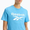 Koszulka damska Reebok Identity Big Logo Crop Tee recovery blue 4