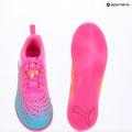 Buty piłkarskie dziecięce PUMA Future 9 Play IT Jr poison pink/puma wht/sun stream/bright aqua/puma blk 9