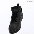 Buty dziecięce Nike Court Borough Mid 2 black/black/black 14