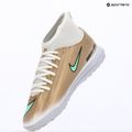 Buty piłkarskie dziecięce Nike Jr. Mercurial Superfly 11 Club "Kylian Mbappé" TF metallic gold/green glow 15