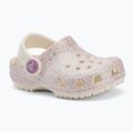 Klapki dziecięce Crocs Classic Glitter Clog Toddler oyster 2