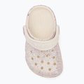 Klapki dziecięce Crocs Classic Glitter Clog Toddler oyster 6