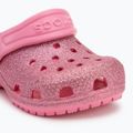 Klapki dziecięce Crocs Classic Glitter Clog Toddler pink lrmonade 8