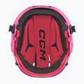 Kask hokejowy dziecięcy CCM Tacks 70 Combo JR pink 5