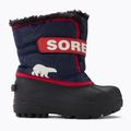 Śniegowce juniorskie Sorel Snow Commander nocturnal/sail red 2
