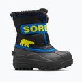 Śniegowce juniorskie Sorel Snow Commander black/super blue 7