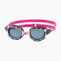 Okulary do pływania Zoggs Predator pink/ white/ tint smoke