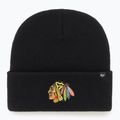 Czapka zimowa 47 Brand NHL Chicago Blackhawks Haymaker black