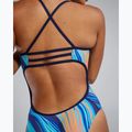 Strój pływacki jednoczęściowy damski TYR Durafast Elite Riptidal Trinityfit teal/orange 5