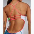 Strój pływacki jednoczęściowy damski TYR Durafast Elite Bravura Trinityfit white/multi 6