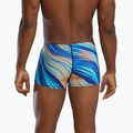 Bokserki pływackie męskie TYR Durafast Elite Riptidal Square Leg teal/orange 5