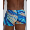 Bokserki pływackie męskie TYR Durafast Elite Riptidal Square Leg teal/orange 9