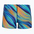 Bokserki pływackie męskie TYR Durafast Elite Riptidal Square Leg teal/orange 2