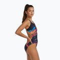 Strój pływacki jednoczęściowy damski Tyr Durafast Elite Magmata Cutoutfit gold/multi/rainbow 4