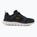 Buty męskie SKECHERS Track Knockhill black/gold 2