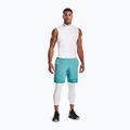 Legginsy treningowe męskie Under Armour HG Armour 3/4 white/black 2