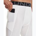 Legginsy treningowe męskie Under Armour HG Armour 3/4 white/black 4