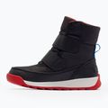Śniegowce juniorskie Sorel Whitney II Strap Wp jet/poppy red 8