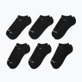 Skarpety męskie Nike Everyday Plus Cushioned No Show 6 par black/white 4