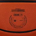 Piłka do koszykówki dziecięca Wilson NBA Authentic Series Outdoor brown rozmiar 5 9