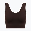 Biustonosz treningowy Sweaty Betty Stamina Seamless Scoop espresso brown 5