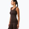 Koszulka do jogi damska Sweaty Betty Seamless Ruched Tank espresso brown 3