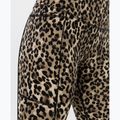 Legginsy treningowe damskie Sweaty Betty Power Piping Workout 7/8 brown ink leopard print 6