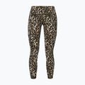 Legginsy treningowe damskie Sweaty Betty Power Piping Workout 7/8 brown ink leopard print 8