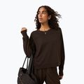 Bluza damska Sweaty Betty After Class Yoke Crop espresso brown