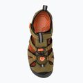 Sandały juniorskie KEEN Seacamp II CNX dark olive/ gold flame 6