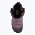 Śniegowce dziecięce KEEN Puffrider WP black plum/daiquiri green 5