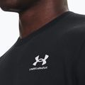 Bluza męska Under Armour Essential Fleece Crew black/white 3