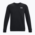 Bluza męska Under Armour Essential Fleece Crew black/white 4
