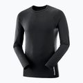 Longsleeve do biegania męski Salomon Sense Aero Seamless Tee deep black 6