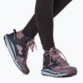 Buty turystyczne damskie Salomon Predict Hike Mid GTX quail/night sky/astral aura 17