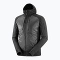 Kurtka hybrydowa męska Salomon Elixir Hybrid Hoodie Insulated deep black 7