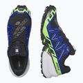 Buty do biegania męskie Salomon Spikecross 6 GTX black/surf the web/green gecko 11