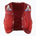 Kamizelka do biegania Salomon Active Skin 8 Set red dahlia/high risk