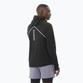 Bluza do biegania męska Salomon Sense Aero Hybrid Half Zip Hooded deep black 2