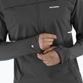 Bluza do biegania męska Salomon Sense Aero Hybrid Half Zip Hooded deep black 4