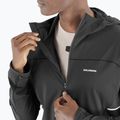 Bluza do biegania męska Salomon Sense Aero Hybrid Half Zip Hooded deep black 5