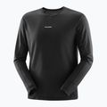 Longsleeve do biegania męski Salomon SHAKEout Core deep black 4