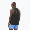Koszulka do biegania męska Salomon Sense Aero Singlet GFX deep black 2
