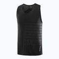 Koszulka do biegania męska Salomon Sense Aero Singlet GFX deep black 4