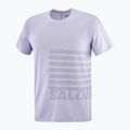 Koszulka do biegania męska Salomon Sense Aero Tee GFX cosmic sky/castlerock