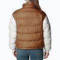 Kurtka damska Columbia Pike Lake II Cropped camel brown/chalk 3